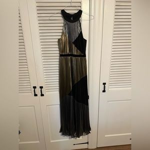 Brand new never worn BCBG max azria metallic dress